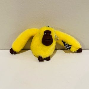 Kipling Monkey Keychain Bright Yellow